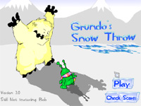 Grundos Snow Throw